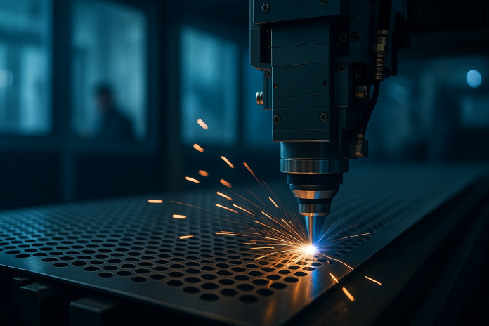 Cum se utilizează tehnologia laser în producția panourilor metalice traforate