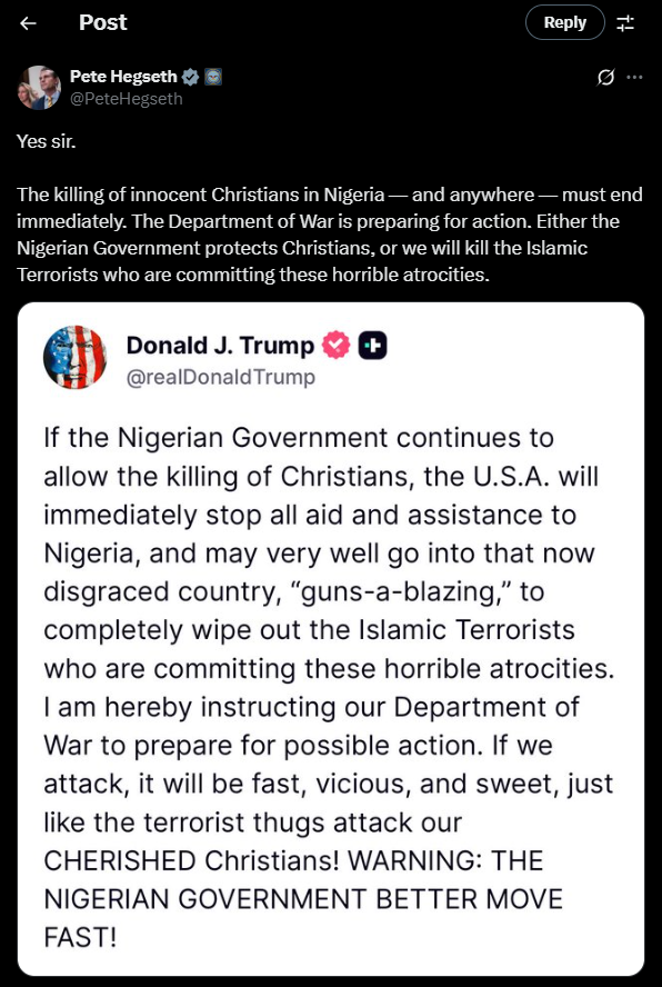 SUA va asigura protecția creștinilor în națiuni majoritar musulmane | Monitorul Apărării și Securității