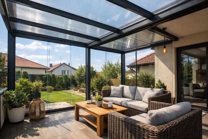 Ce este policarbonatul compact și de ce devine tot mai popular pentru terase?