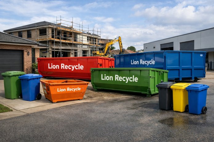 Ce tipuri de containere oferă Lion Recycle pentru proiecte rezidențiale și comerciale?