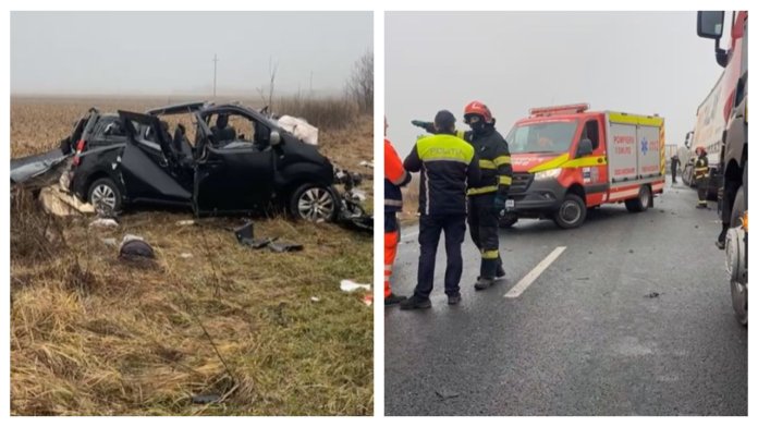 Accident tragic în Timiș: Șase pierderi de vieți și două persoane internate în spital