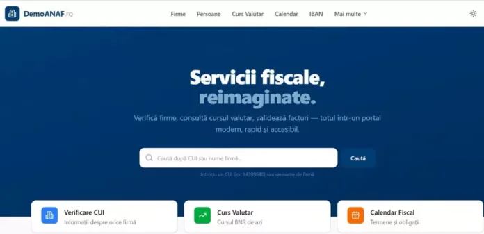 Un programator nemulțumit a recreat site-ul ANAF în doar două ore pentru a ilustra că digitalizarea administrației este simplă.