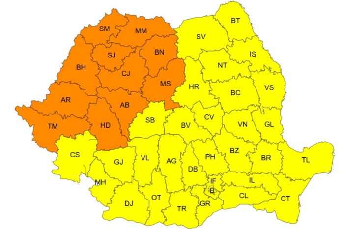 Canicula influențează toată țara. ANM a declarat primul cod roșu al sezonului în 16 județe: temperaturi de până la...