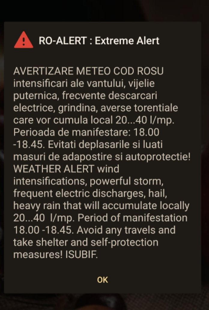 ANM: Alertă roșie în Cluj și alertă portocalie de furtuni în mai multe zone. Vânturi puternice, grindină și precipitații...