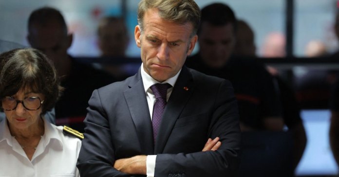 Emmanuel Macron susține că focul din zona Gironde „constituie cea mai serioasă situație de la Al Doilea...