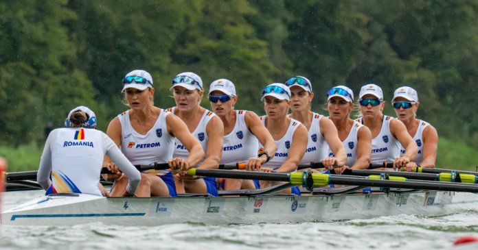 România obține o nouă medalie de aur la Campionatul Mondial de canotaj. Echipa feminină de 8 plus 1 a...